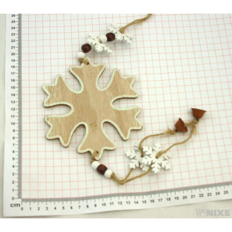 ZÁVĚS DŘEVO MIX 14cm*