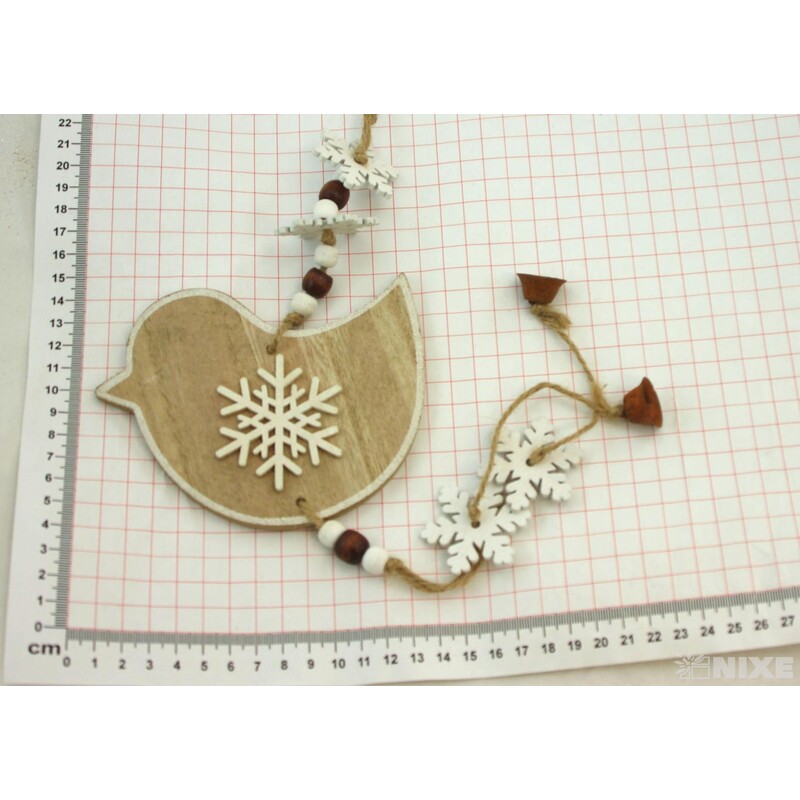 ZÁVĚS DŘEVO MIX 14cm*