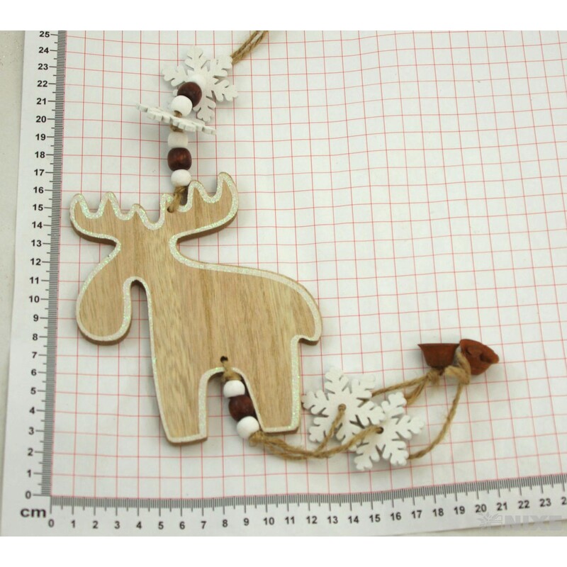 ZÁVĚS DŘEVO MIX 14cm*