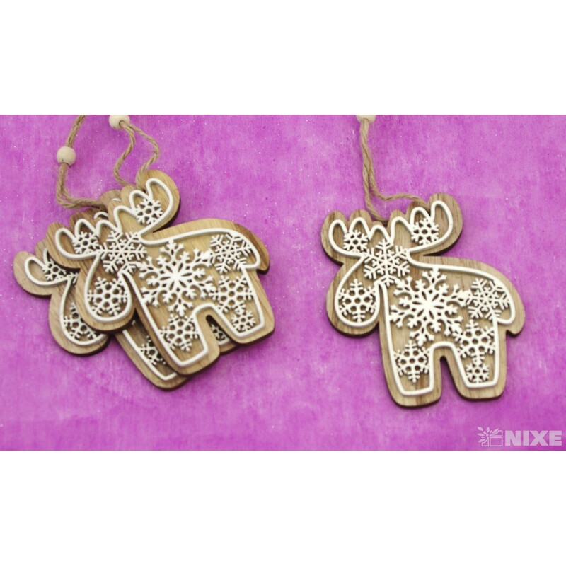 ZÁVĚS SOB D 10cm 3ks*PŘÍRODNÍ