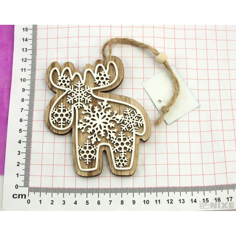 ZÁVĚS SOB D 10cm 3ks*PŘÍRODNÍ