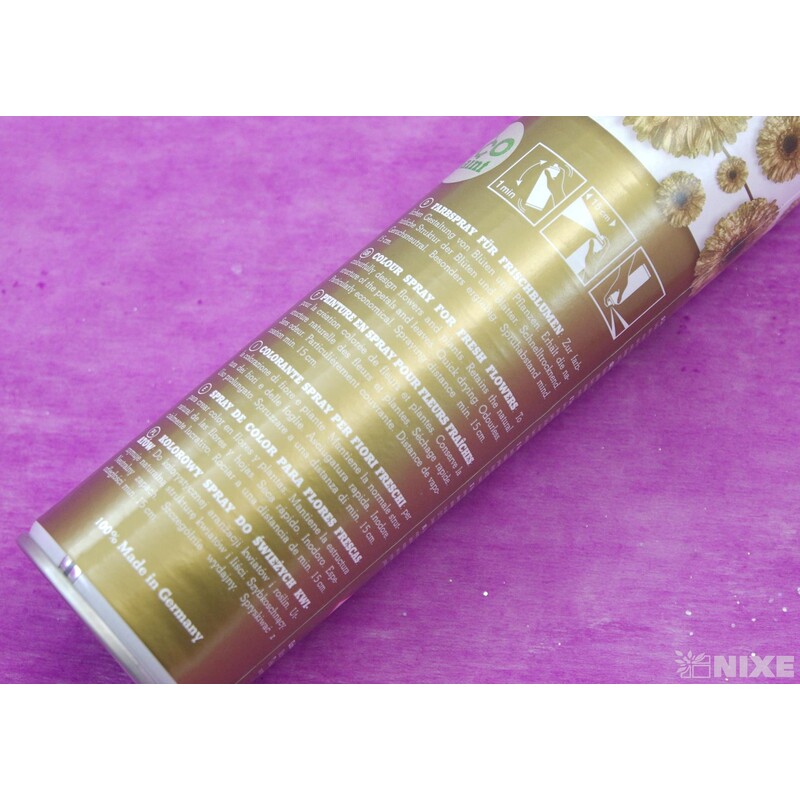 SPRAY FLOWER DECOR 400ml*ZLATÁ