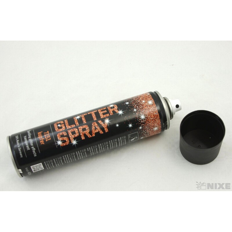 SPRAY GLITTER 400ml*MĚDENÁ