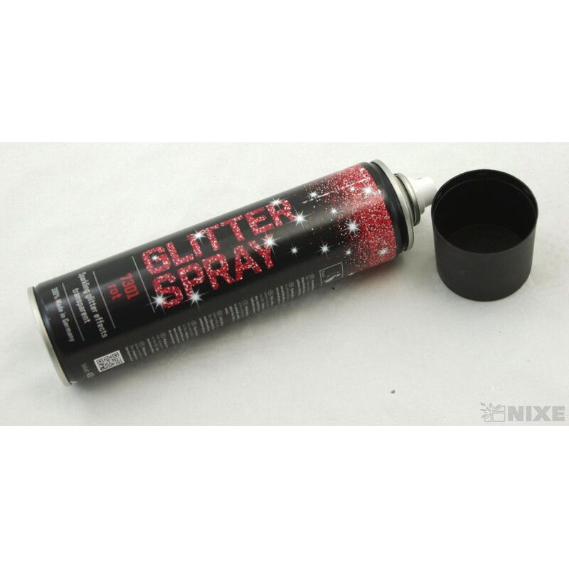 SPRAY GLITTER 400ml*ČERVENÁ