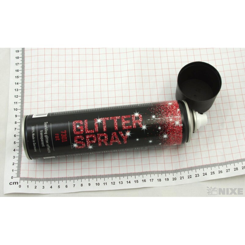 SPRAY GLITTER 400ml*ČERVENÁ