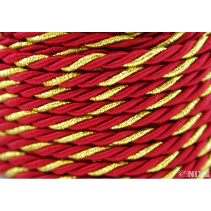 PROVÁZEK 3mmx10m*BORDOVÁ+ZLATÁ