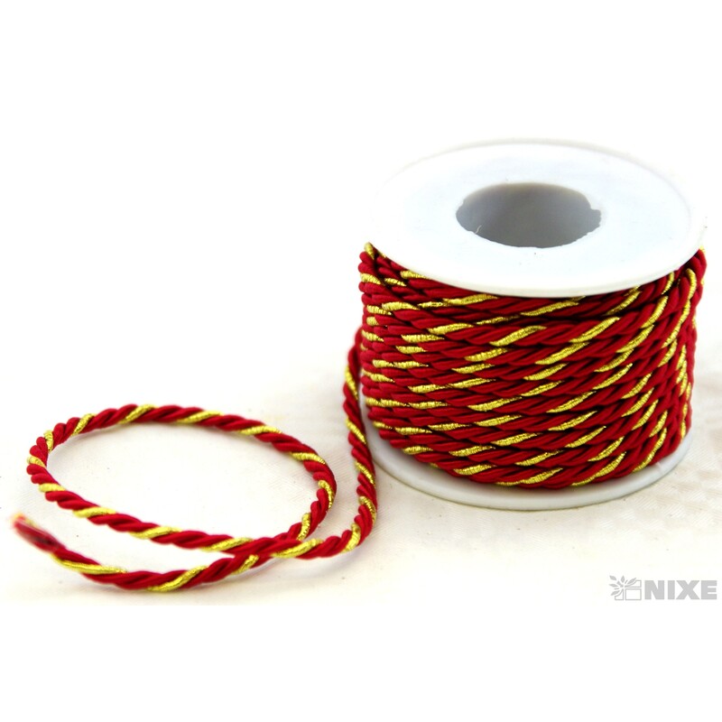 PROVÁZEK 3mmx10m*BORDOVÁ+ZLATÁ