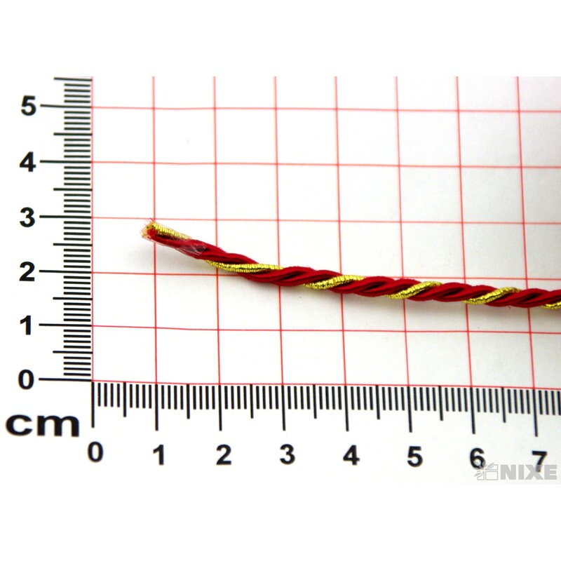 PROVÁZEK 3mmx10m*BORDOVÁ+ZLATÁ