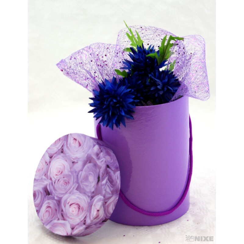 KVĚTINOVÝ BOX pr. 17x23cm 15x21 14x18*FIALOVÁ