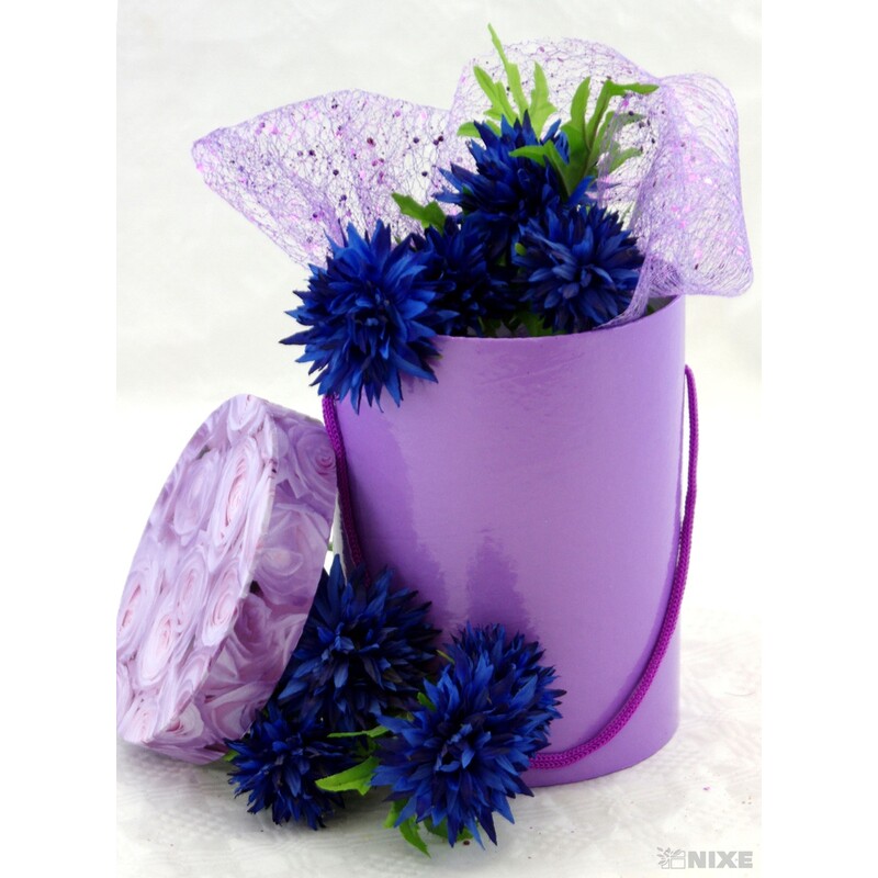 KVĚTINOVÝ BOX pr. 17x23cm 15x21 14x18*FIALOVÁ