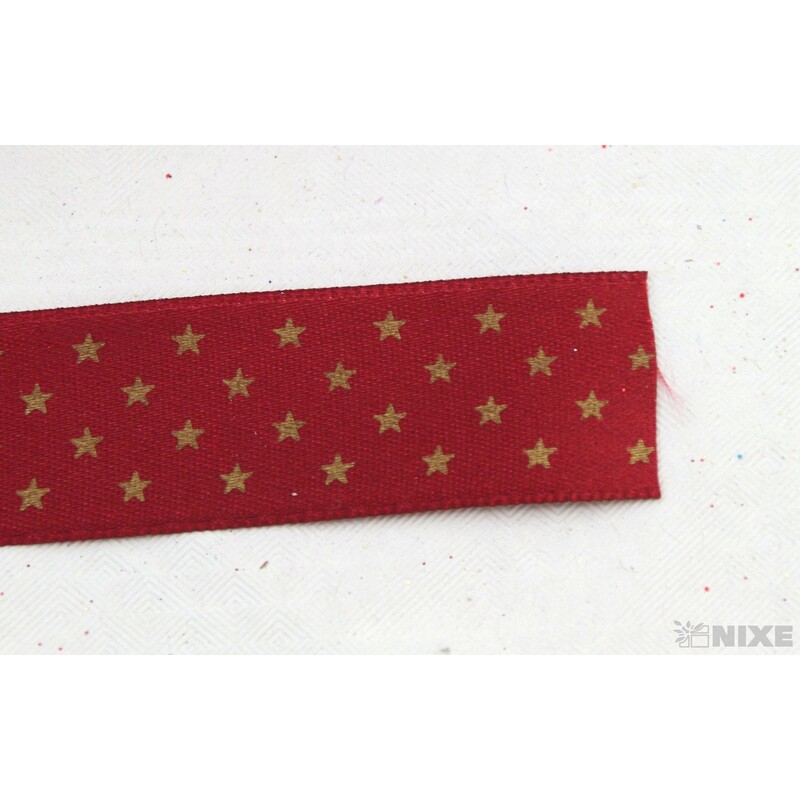 STUHA HVĚZDIČKY N 25mmx25m*BORDOVÁ 646 V+