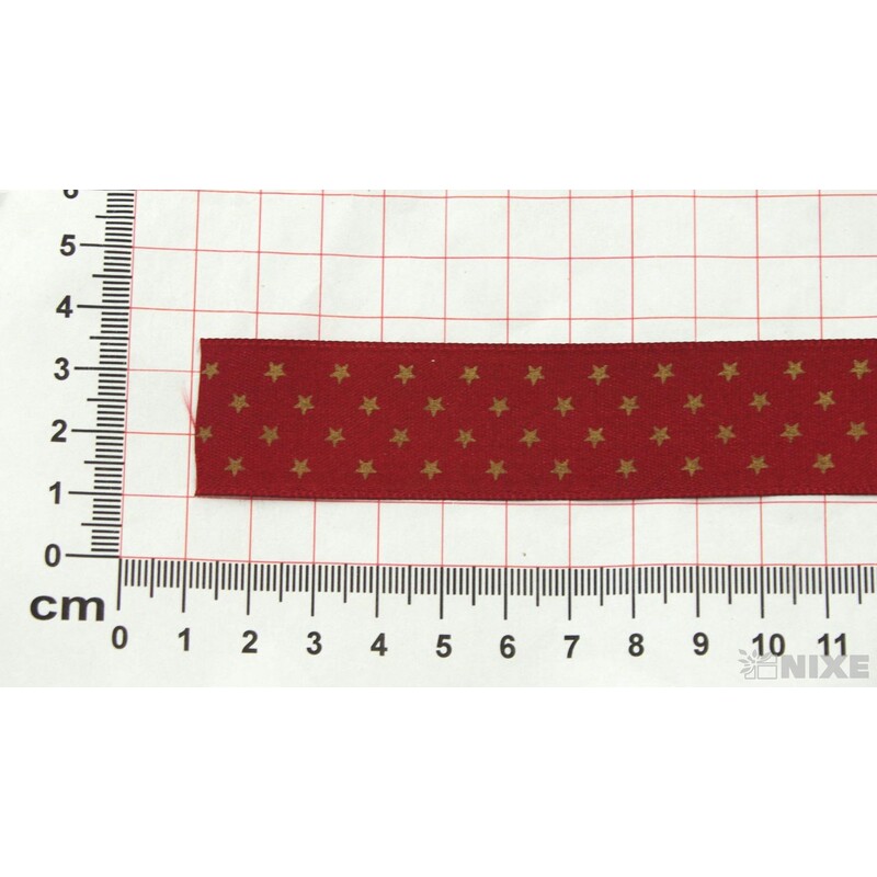 STUHA HVĚZDIČKY N 25mmx25m*BORDOVÁ 646 V+