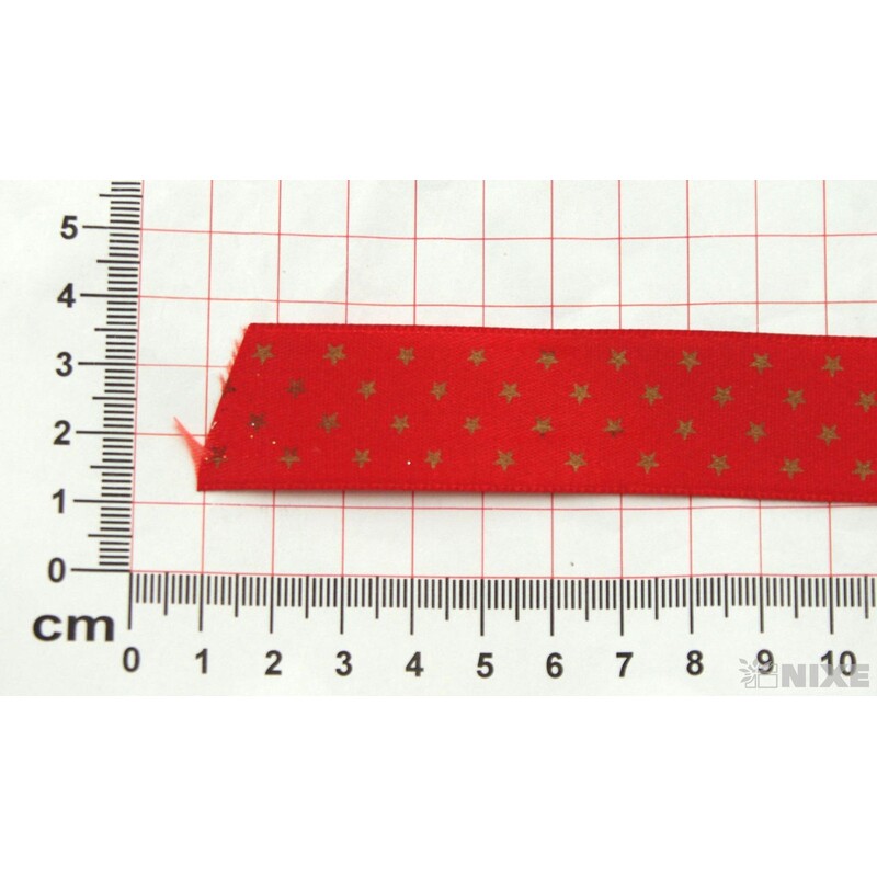 STUHA HVĚZDIČKY N 25mmx25m*ČERVENÁ 620 V+