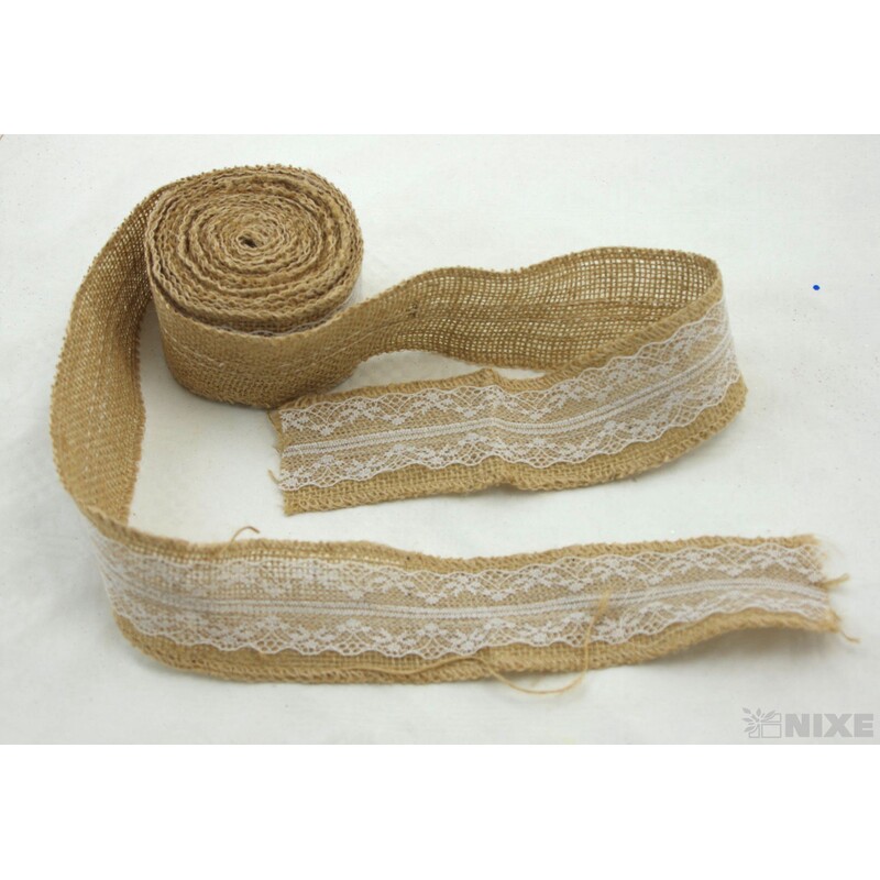 STUHA JUTA KRAJKA 50mmx5m*PŘÍRODNÍ