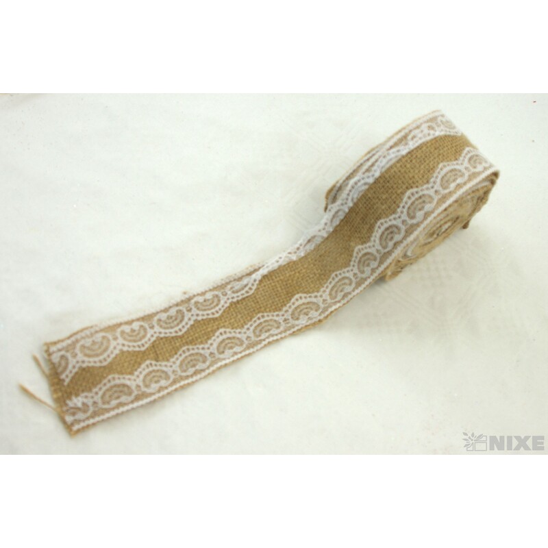 STUHA JUTA KRAJKA 50mmx5m*PŘÍRODNÍ