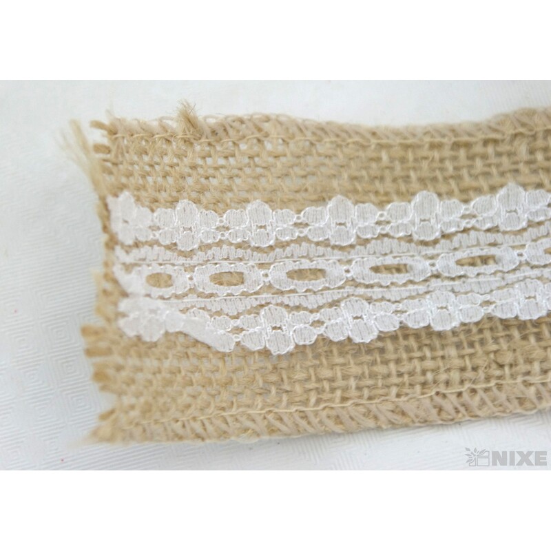 STUHA JUTA KRAJKA 50mmx5m*PŘÍRODNÍ