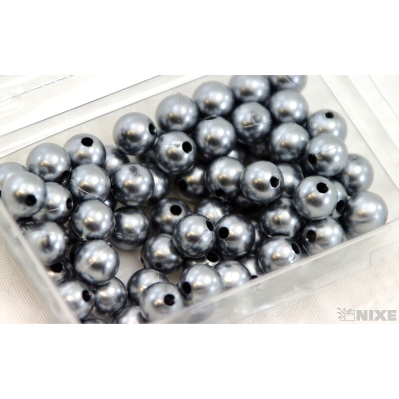 KORÁLKY 10mm 45g*STŘÍBRNÁ