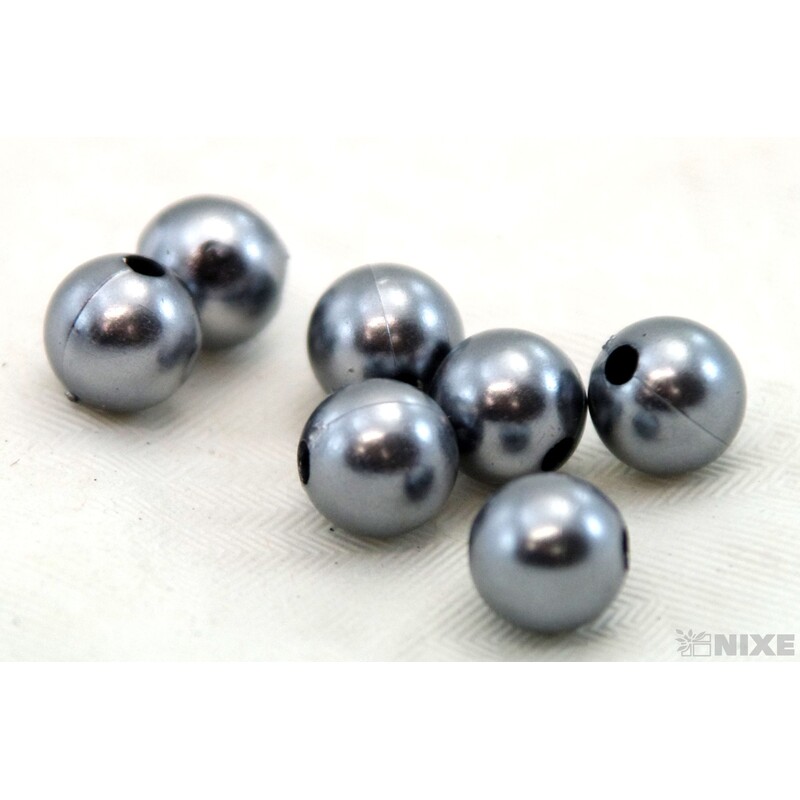 KORÁLKY 10mm 45g*STŘÍBRNÁ