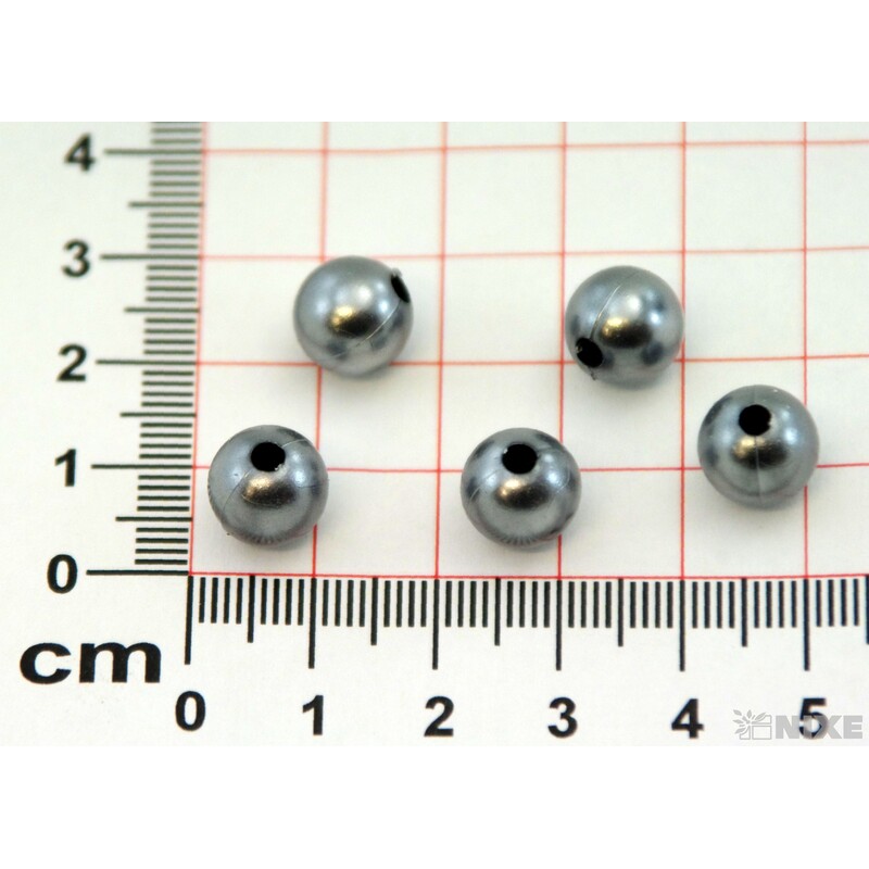 KORÁLKY 10mm 45g*STŘÍBRNÁ