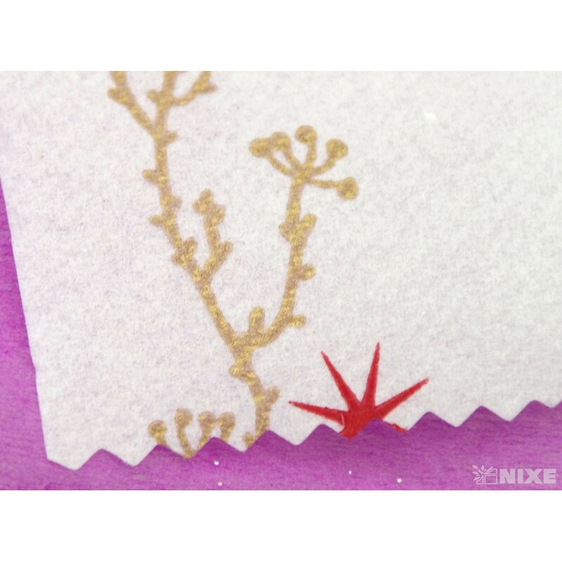 TEXTILIE VÁNOCE 40cmx5m*BÍLÁ+ČERVENÁ