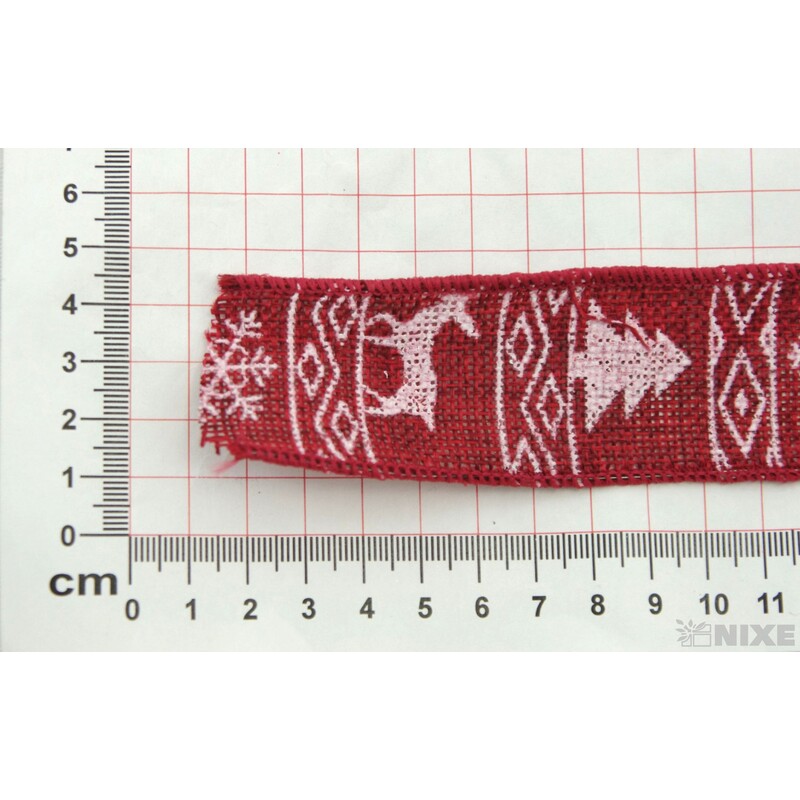 STUHA JUTA RENIFER 4cmx7yd*BORDOVÁ