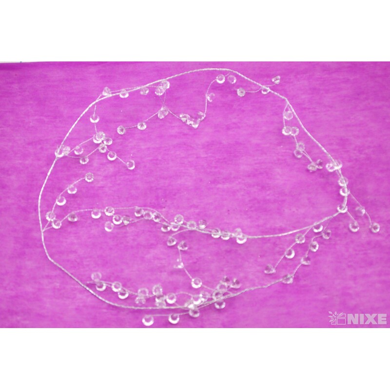 KORÁLKY NA DRÁTKU 125cm*