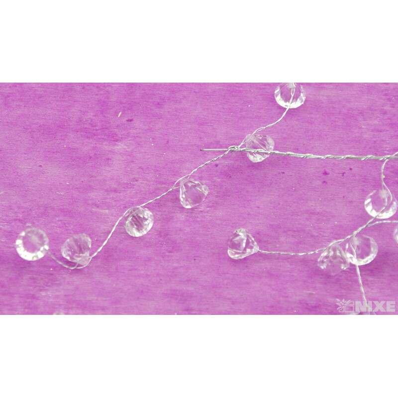 KORÁLKY NA DRÁTKU 125cm*