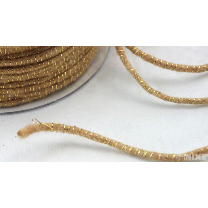 STUHA PLSTĚNÁ DRÁT 5mmx33m*PŘÍRODNÍ