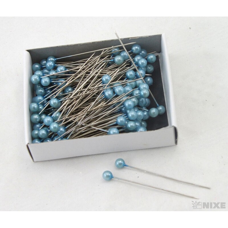 ŠPENDLÍK PL 5mmx5cm 144ks*MODRÁ SV.