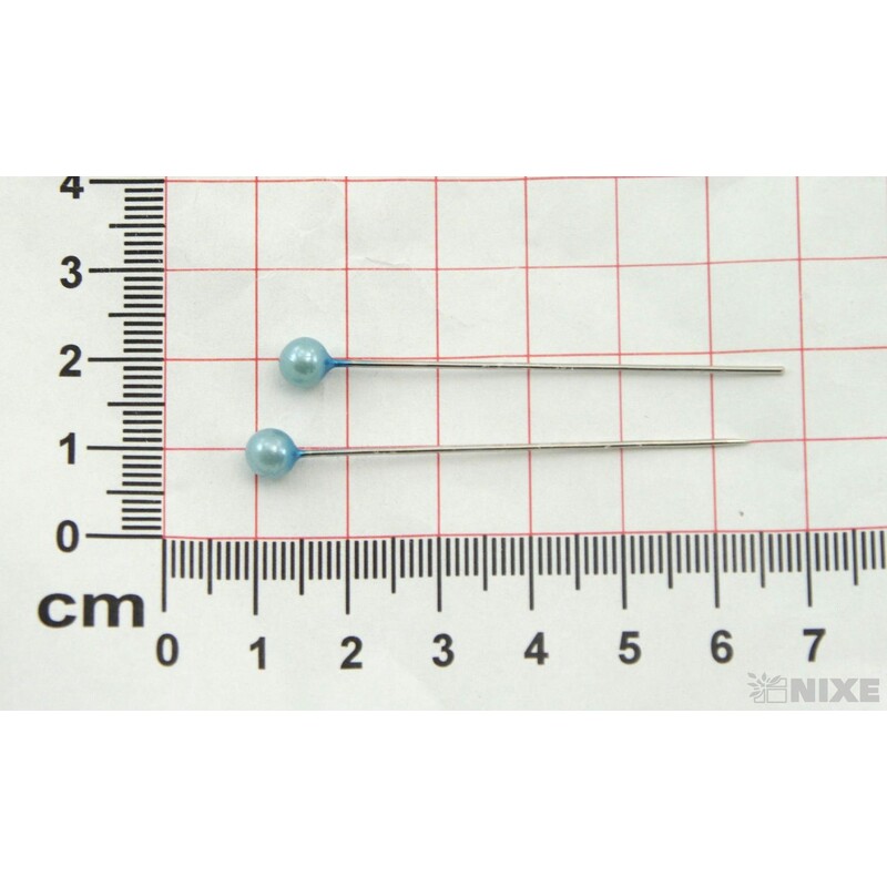 ŠPENDLÍK PL 5mmx5cm 144ks*MODRÁ SV.