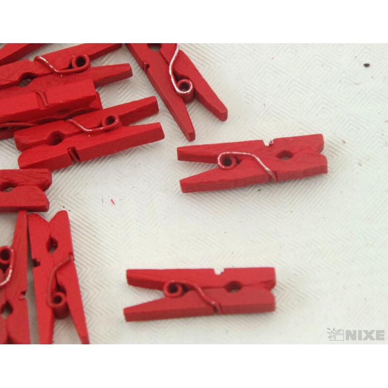 KOLÍČEK 2,5cm 24ks*ČERVENÁ