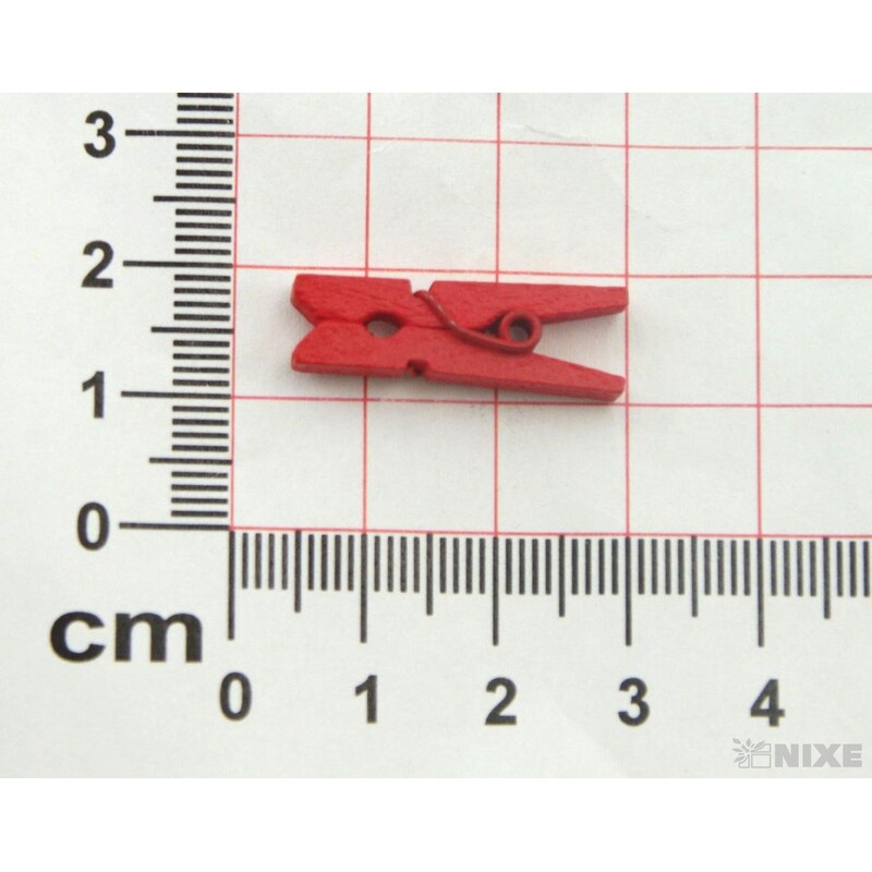 KOLÍČEK 2,5cm 24ks*ČERVENÁ