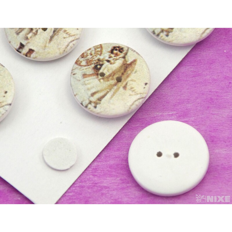 KNOFLÍK NALEP ANDĚL 2,5cm 12ks*