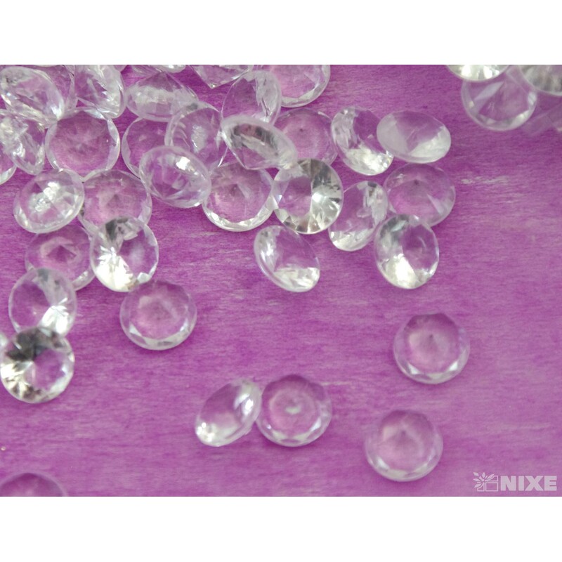 DIAMANTY 10mm cca 500g*PRŮHLEDNÁ