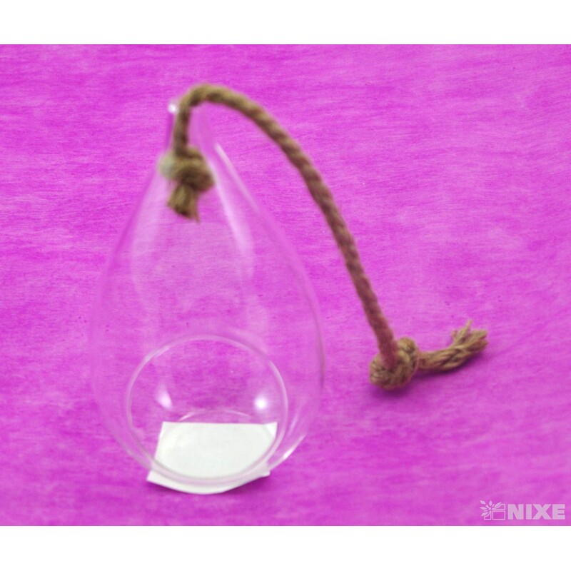 ZÁVĚS SKLO KAPKA 18cm* 