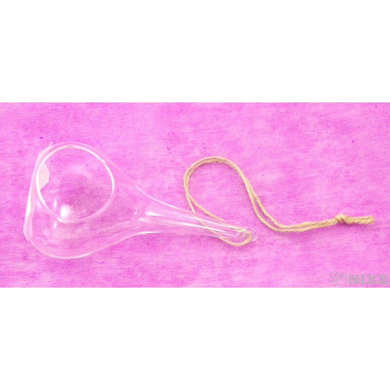 ZÁVĚS SKLO KAPKA 14cm* 