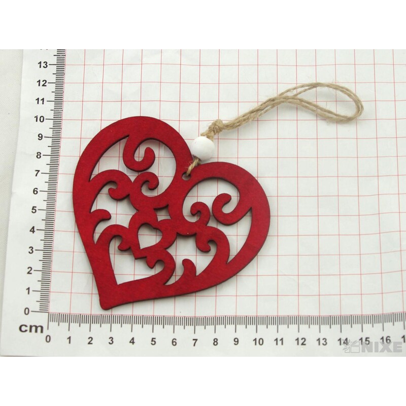 ZÁVĚS SRDCE D 3ks 9cm*