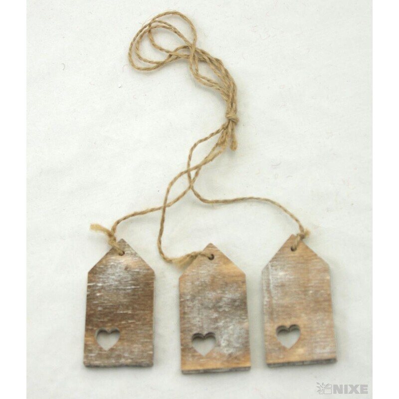 VISAČKA D 3ks 7x3,5cm*PŘÍRODNÍ