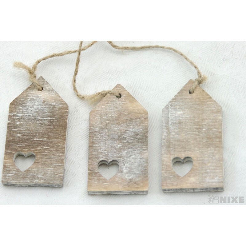 VISAČKA D 3ks 7x3,5cm*PŘÍRODNÍ