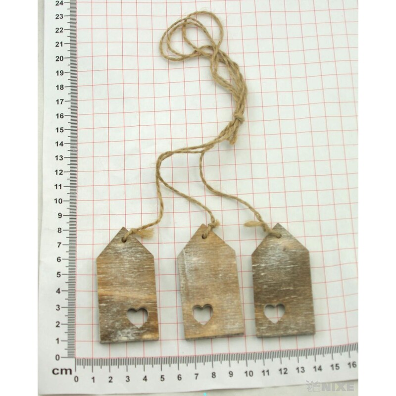 VISAČKA D 3ks 7x3,5cm*PŘÍRODNÍ