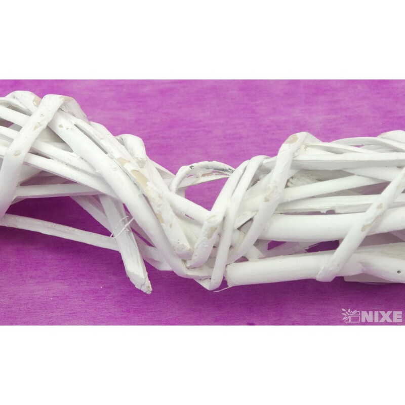 ZÁVĚS SRDCE 28cm*BÍLÁ