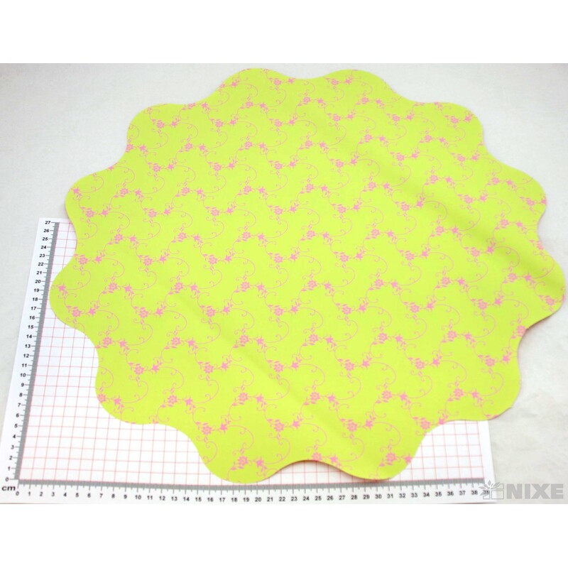 RONDO 50cm S H05P1*RŮŽOVÁ+ZELENÁ V+