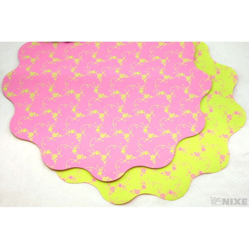 RONDO 40cm S H05P1*RŮŽOVÁ+ZELENÁ V+