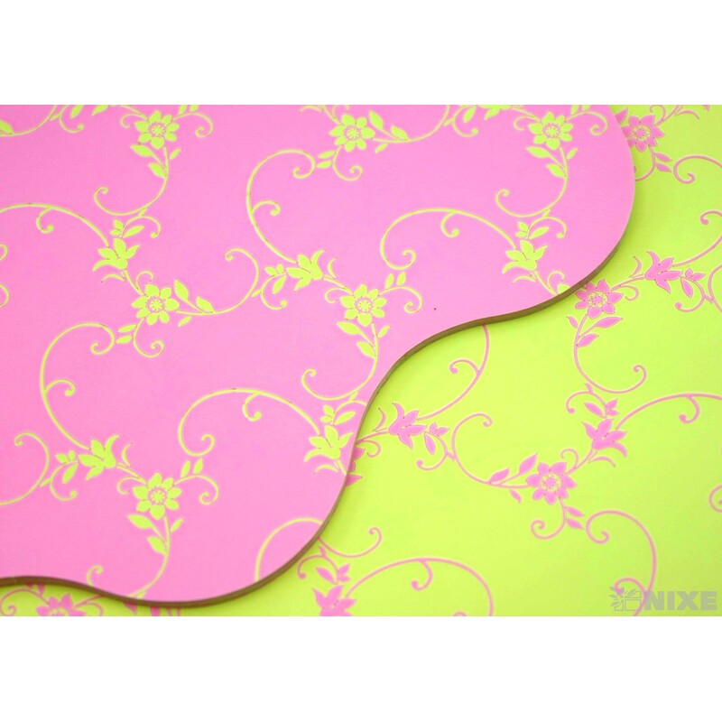 RONDO 40cm S H05P1*RŮŽOVÁ+ZELENÁ V+