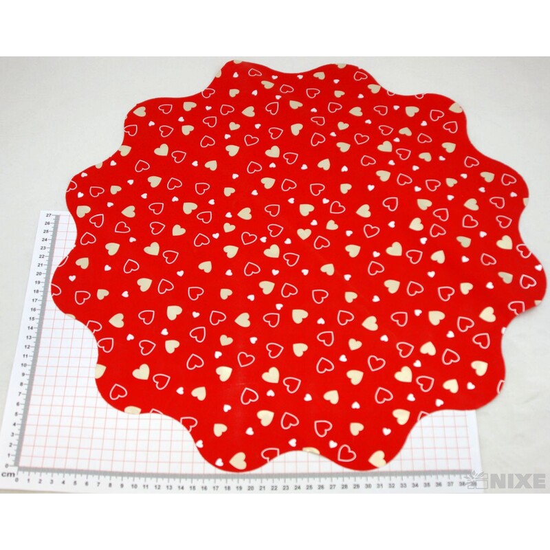 RONDO 50cm S H22P1*ČERVENÁ V+