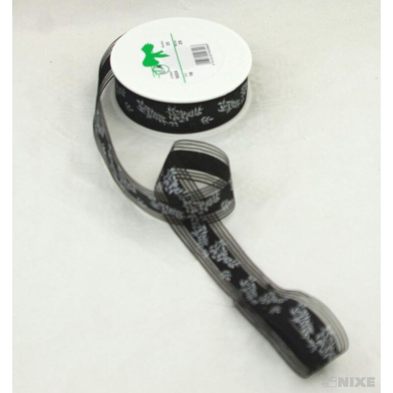 TRAUERFLOR 25mmx25m*ČERNÁ 016