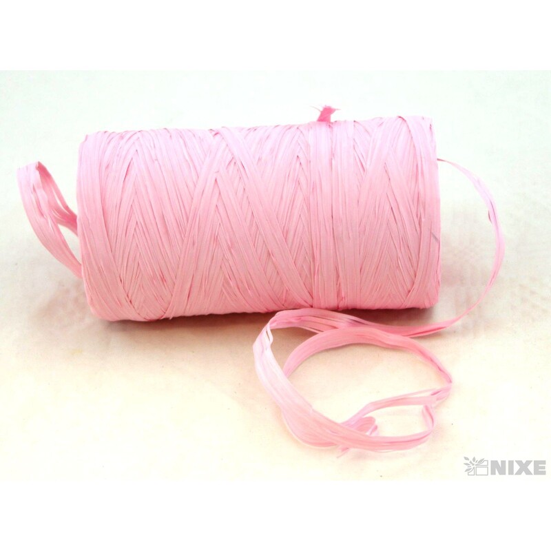 RAFIA SYNTHETIC 200m*RŮŽOVÁ SV. 56