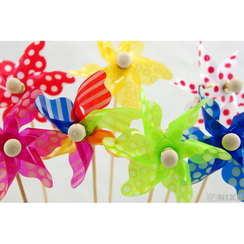 ZÁPICH VĚTRNÍK 7x23cm 6ks*MIX BAREV V+