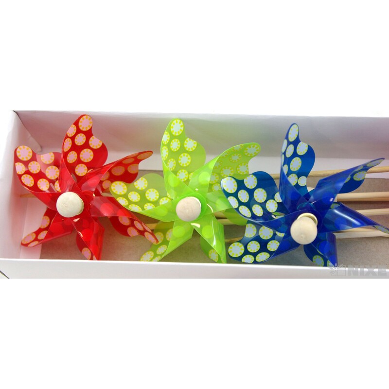 ZÁPICH VĚTRNÍK 7x23cm 6ks*MIX BAREV V+