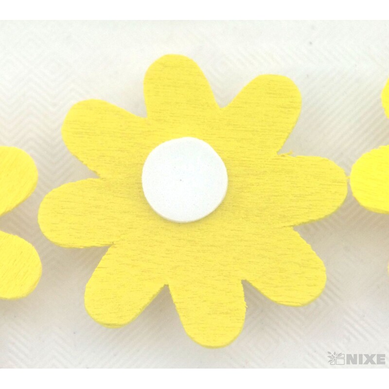 SLUNÍČKO NALEP. 3cm 9ks*ŽLUTÁ